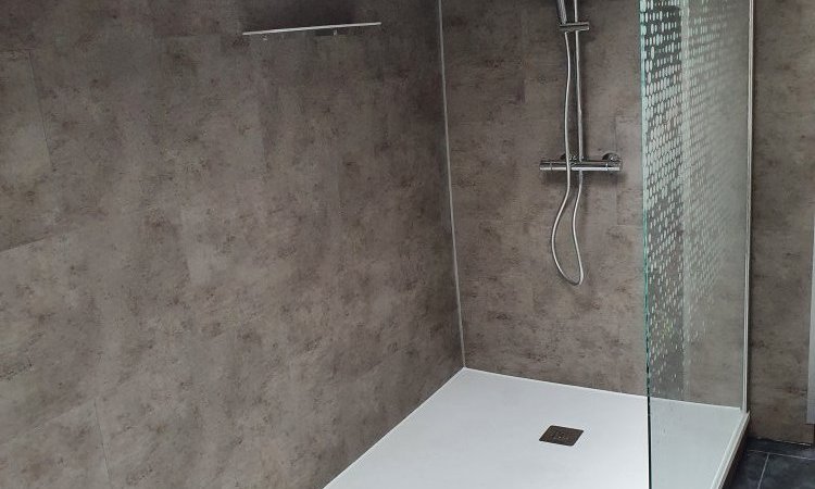 Rénovation d'une douche à La Louvière