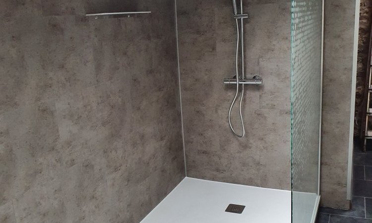 Rénovation d'une douche à La Louvière