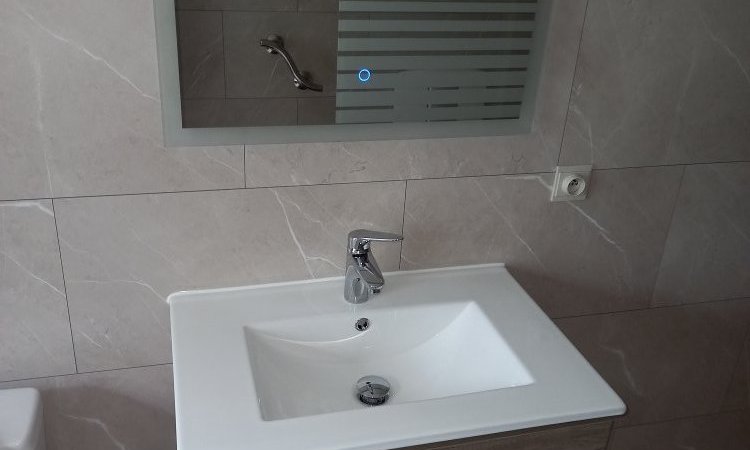 Rénovation salle de bain sénior accessible personne à mobilité réduite à Dinant